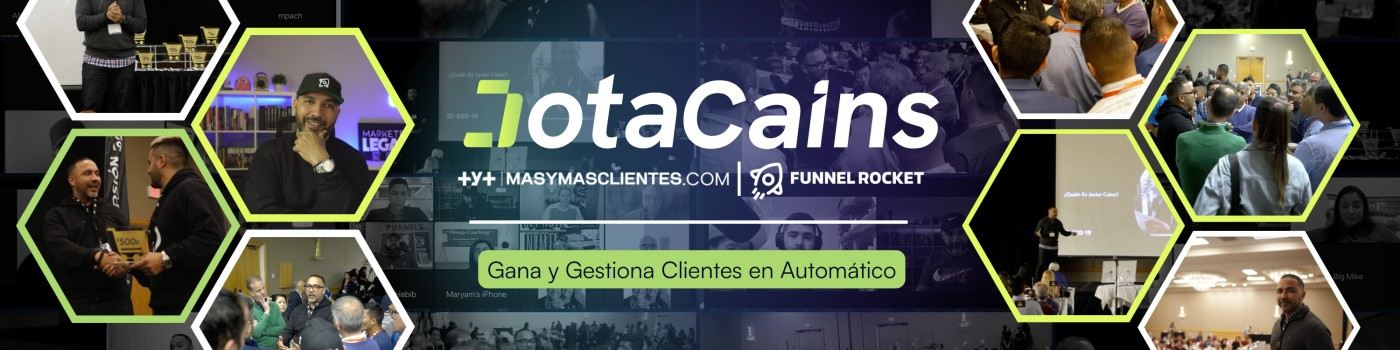 Jota Cains — Gana y gestiona clientes en automático